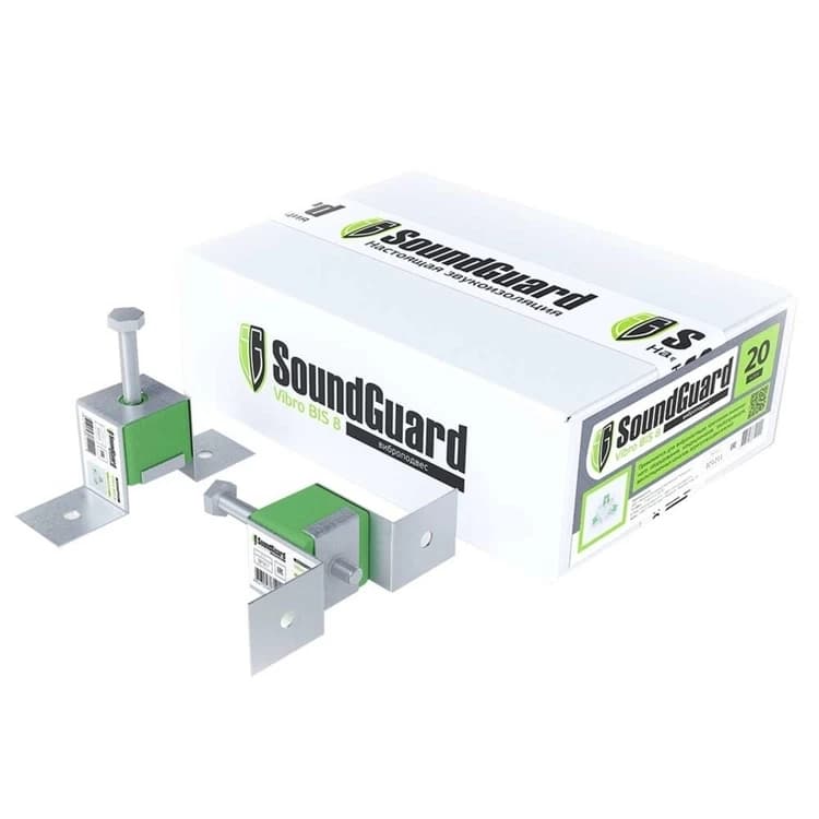 Подвес прямой SoundGuard Vibro Bis 8 60х27 антивибрационный 1 мм — фото 3