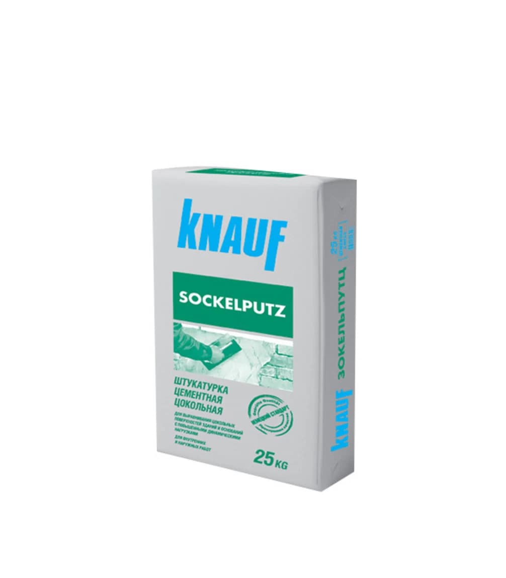 Штукатурка цементная Knauf Зокельпутц цокольная 25 кг — фото 2